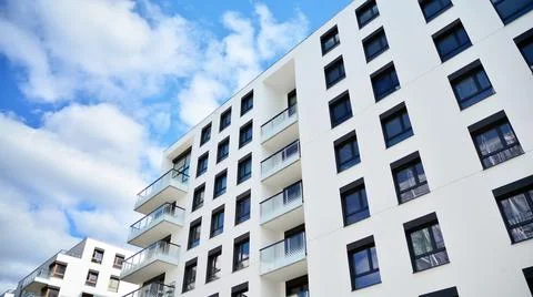 Modern luxury residential flat. Stock Photos