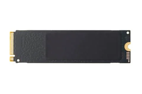 Modern M2 SSD disk for data storage at high speed closeup Stock Photos