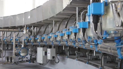 Modern machine Video stock 64059045