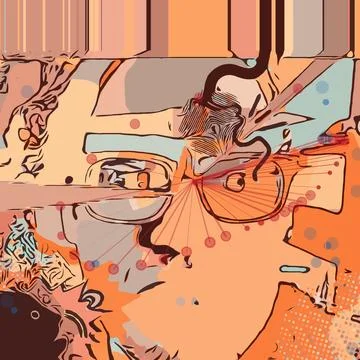 Modern Man Stock Illustration