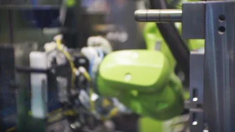 Modern manufacturing Video stock 124408188