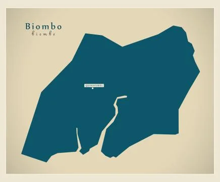 Modern Map - Biombo GW Stock Illustration