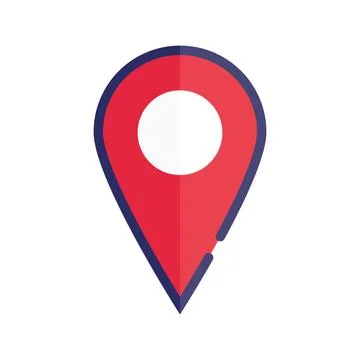 Modern map pin icon. Map location. Vectors. Stock Illustration