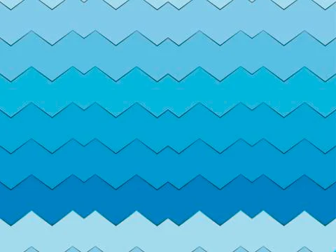 Modern material design background, zigzag seamless pattern. Vector illustrati Stock Illustration