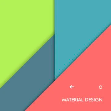 Modern material design vector background Stock Illustration