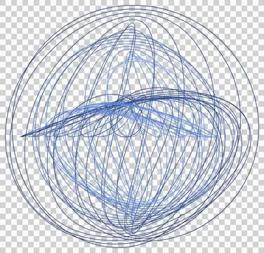 Modern mathematical drawing pattern isolated PNG with transparent background Stock Photos