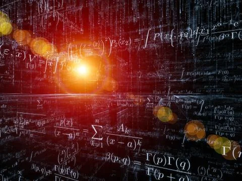 Modern Mathematics Illustrazione stock