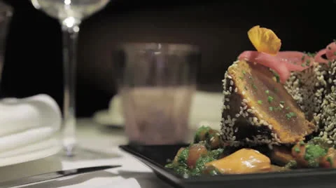 Modern meal right pan Stock Footage 25852324