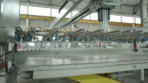 Modern mechanical engineering and metalworking. Automatic work Stock-Footage 142052875