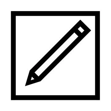 Modern mechanical pencil icon with eraser for stationery branding Stock Illustration