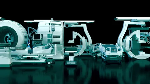 Modern medical equipment. 3D rendering. Video stock 194766038