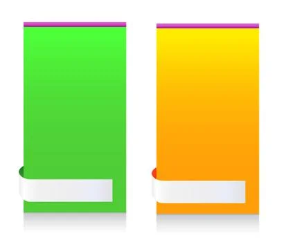Modern Message Information Frame, Colorful イラスト素材
