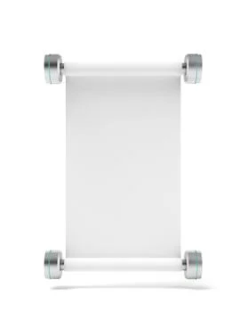 Modern metal scroll Stock Illustration