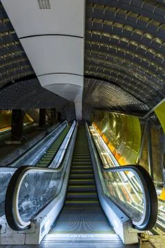 Modern metro interior Stock Photos