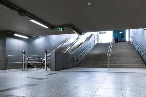 Modern metro interior Stock Photos
