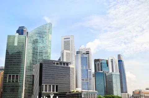 Modern metropolis Foto stock