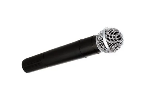 Modern microphone Stock Photos