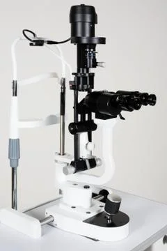 Modern microscope Stock Photos