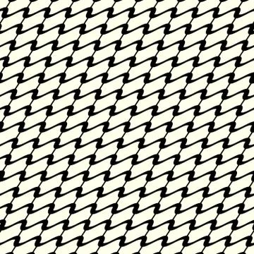 Modern, Minimal Abstract Grid, Mesh Pattern Stock Illustration