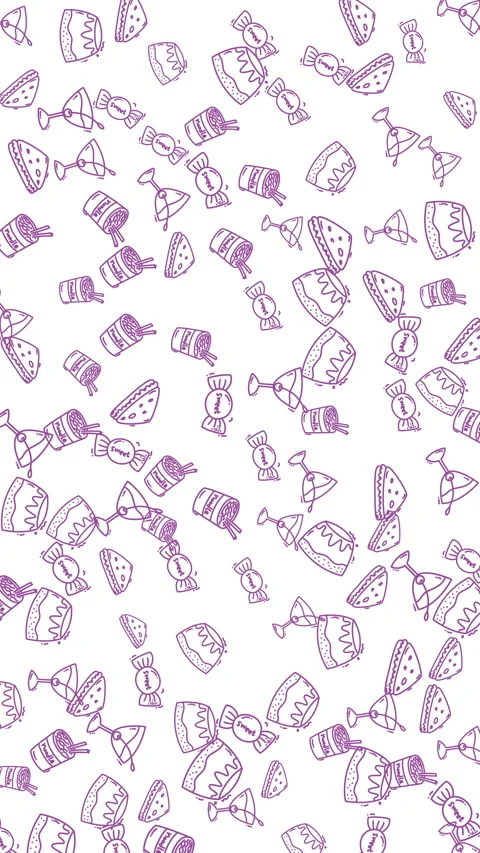 Modern minimal purple abstract pattern on clean white background motion graph Stock Footage 340441181