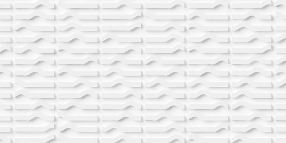 Modern minimal white background boxes grid with randomly placed curve offse.. Stock Illustration