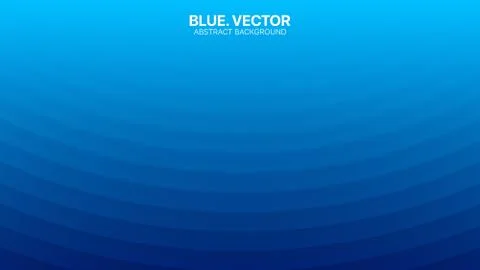 Modern Minimalist 3D Vector Blurred Lines Business Deep Blue Abstract Background Stock Illustration