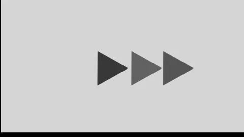 Modern minimalist forward motion arrow dynamic progression directional symb.. Stock Footage 332334500