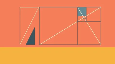 Modern Minimalist Geometric Artwork with Rectangle Stock Illustration