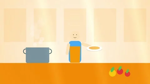 Modern minimalist kitchen counter setup with spice containers and culinary .. Stock Footage 344639994