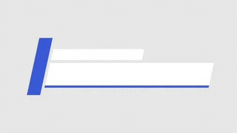 Modern minimalist lower third design animation Stock Footage 265240228