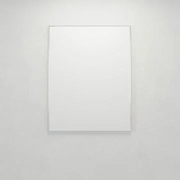 Modern Minimalist Mirror on Wall Illustrazione stock