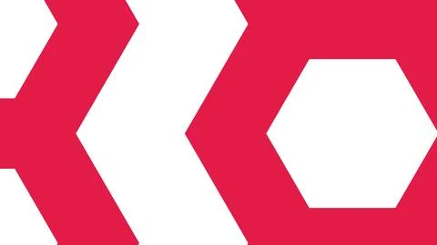 Modern Minimalist Red Graphic Pattern Design Stock Illustration