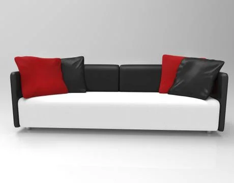 Modern Minimalist Sofa Illustrazione stock