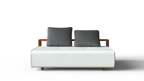 Modern Minimalist Sofa Stock Illustration