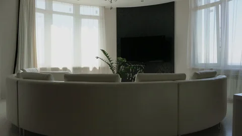 Modern minimalistic interior Video stock 109793682