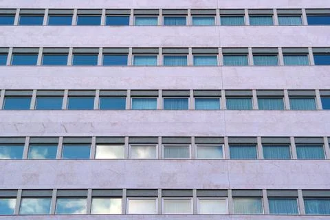 Modern mirrored building Stock Photos