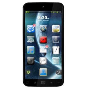 Modern mobile phone Stock Illustration