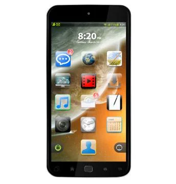 Modern mobile phone Stock Illustration