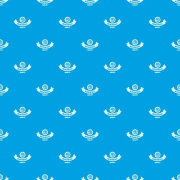 Modern mono wheel pattern vector seamless blue イラスト素材
