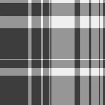 Modern monochrome plaid pattern. A versatile textile design with intersecting Stock Illustration