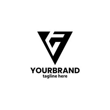 Modern monogram letter VG isolated logo design vector イラスト素材