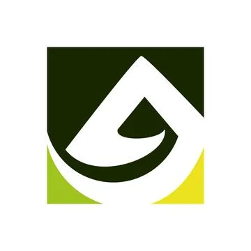 Modern A Monogram Symbol Stock Illustration