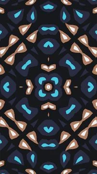 Modern mosaic abstract pattern with cyan and tan for tech interfaces. Stockillustratie