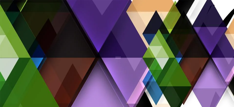 Modern mosaic triangle template background, great design for any purposes 스톡 일러스트