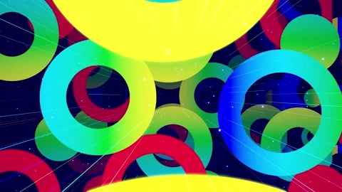 Modern motion design vj loop bg. Cosmic Journey: Seamless Animated Background Stock Footage 315471441