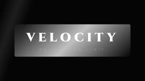 Modern Motion Graphic: Cinematic Title Sequence for Velocity Concept Stock Footage 336805591