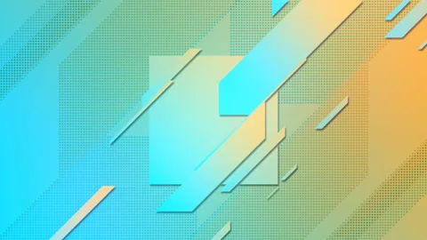 Modern motion graphic template. 3D render loop animation with alpha. 4K, UHD Stock Footage 150032632