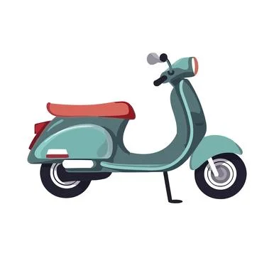 Modern motorcycle high speed Stock Illustration