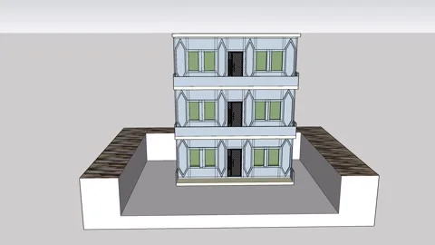 Modern Multi building Video stock 345812139