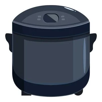 Modern multi cooker appliance simplifying cooking process Stock Illustration